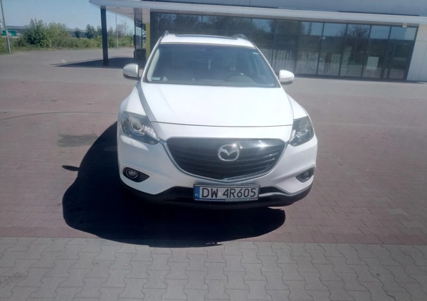 Mazda CX-9 cena 61900 przebieg: 106700, rok produkcji 2014 z Ostrzeszów małe 211